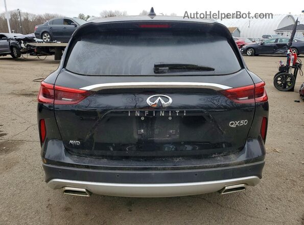 3PCAJ5BB9MF102353 2021 INFINITI QX50 Black Вид ззаду