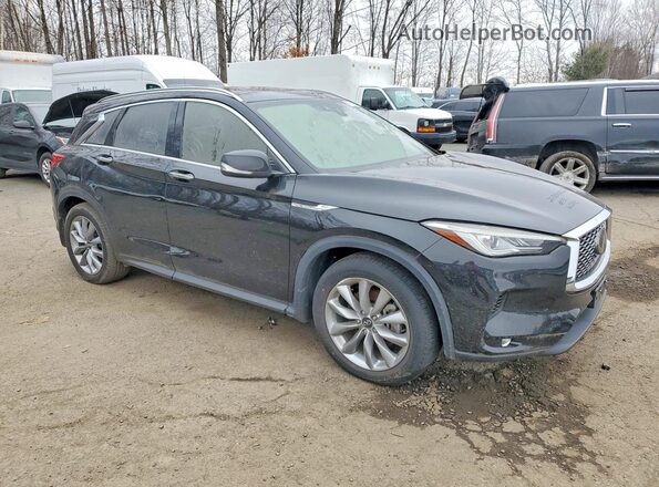 3PCAJ5BB9MF102353 2021 INFINITI QX50 Black Передня права чверть