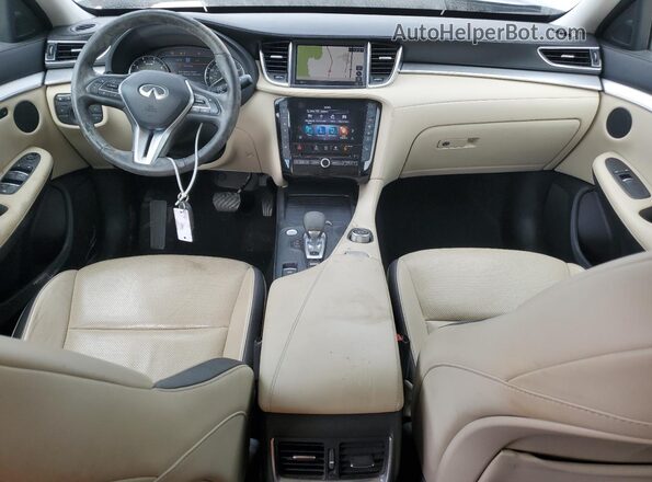 3PCAJ5CA3MF102337 2021 INFINITI QX50 Black წინა პანელის ხედი