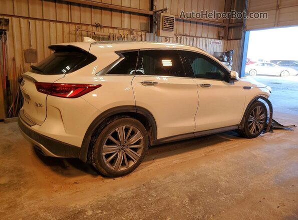 3PCAJ5CB8MF125752 2021 INFINITI QX50 Beige Rear right