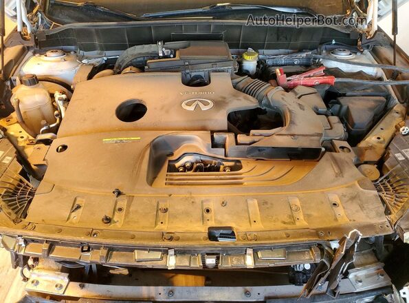 3PCAJ5CB8MF125752 2021 INFINITI QX50 Beige Engine compartment view
