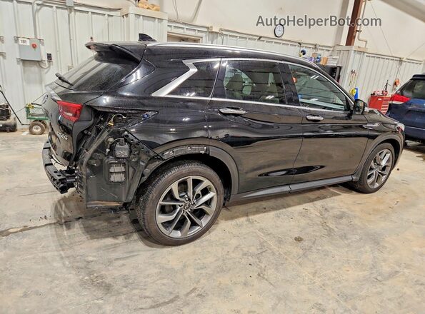 3PCAJ5DB9MF124768 2021 INFINITI QX50 Black Задня права чверть