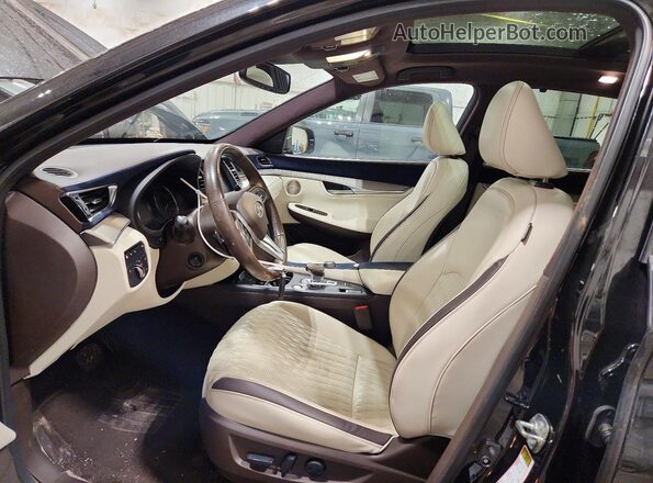 3PCAJ5DB9MF124768 2021 INFINITI QX50 Black Вид салону спереду