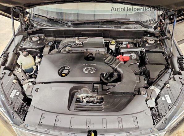 3PCAJ5DB9MF124768 2021 INFINITI QX50 Black Вид підкапотного простору