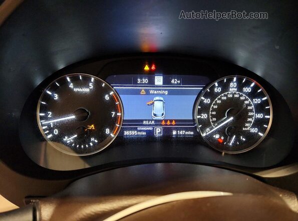 3PCAJ5DB9MF124768 2021 INFINITI QX50 Black Вид щитка приладів