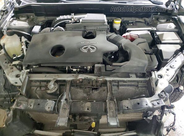 3PCAJ5EB1PF119437 2023 INFINITI QX50 Charcoal ძრავის განყოფილების ხედი