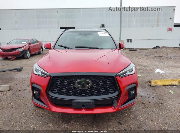 3PCAJ5FA4PF114688 2023 INFINITI QX50 Red Вид панелі приладів
