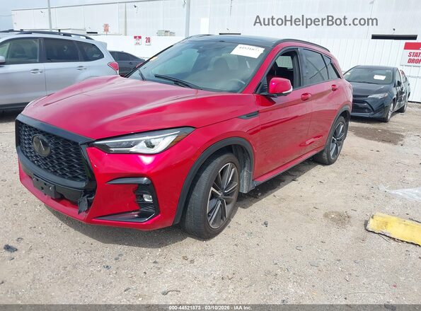 3PCAJ5FA4PF114688 2023 INFINITI QX50 Red Передня ліва чверть