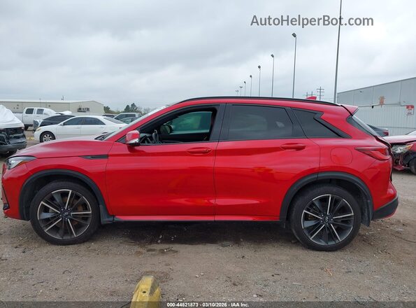 3PCAJ5FA4PF114688 2023 INFINITI QX50 Red Вид задньої частини салону