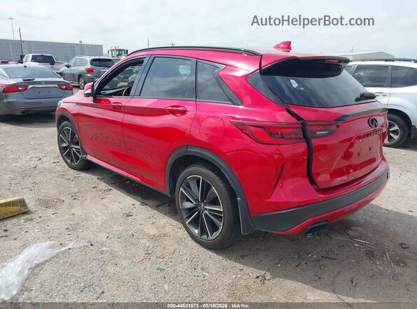 3PCAJ5FA4PF114688 2023 INFINITI QX50 Red Задня ліва чверть