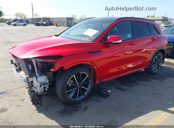 3PCAJ5FB1RF110965 2024 INFINITI QX50 Red Передня ліва чверть