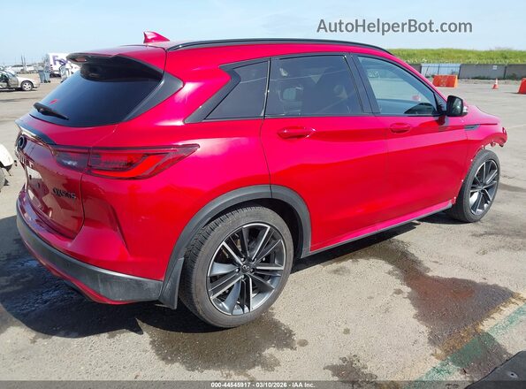 3PCAJ5FB1RF110965 2024 INFINITI QX50 Red Задня права чверть