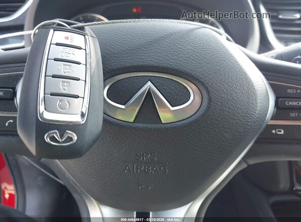 3PCAJ5FB1RF110965 2024 INFINITI QX50 Red Вид панелі приладів