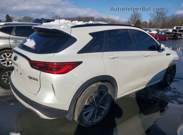 3PCAJ5FB3SF110357 2025 INFINITI QX50 White Հետևի աջ