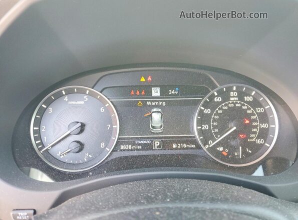 3PCAJ5FB3SF110357 2025 INFINITI QX50 White Սարքավորումների վահանակի տեսք