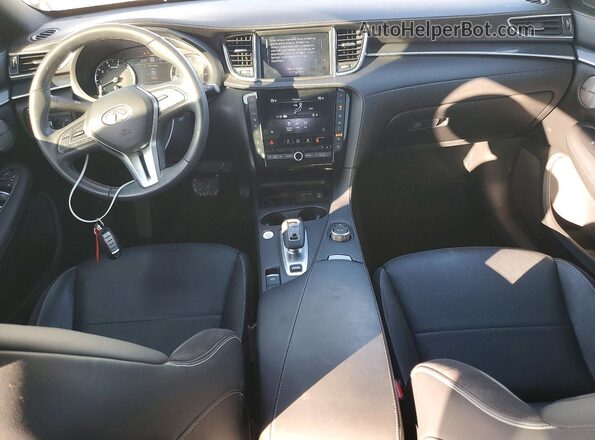 3PCAJ5FB8SF101489 2025 INFINITI QX50 White Dashboard view