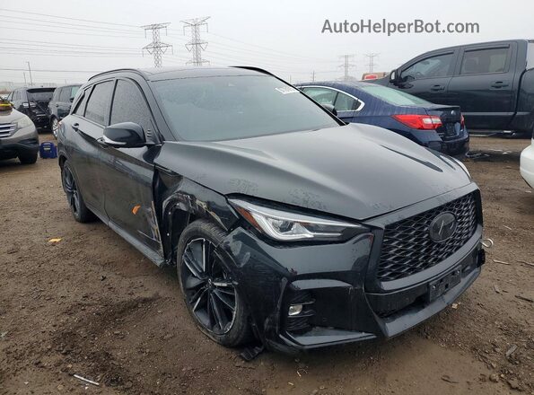 3PCAJ5FB9PF109740 2023 INFINITI QX50 Черный Передняя правая четверть