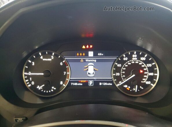 3PCAJ5FB9SF102389 2025 INFINITI QX50 Black Вид щитка приладів
