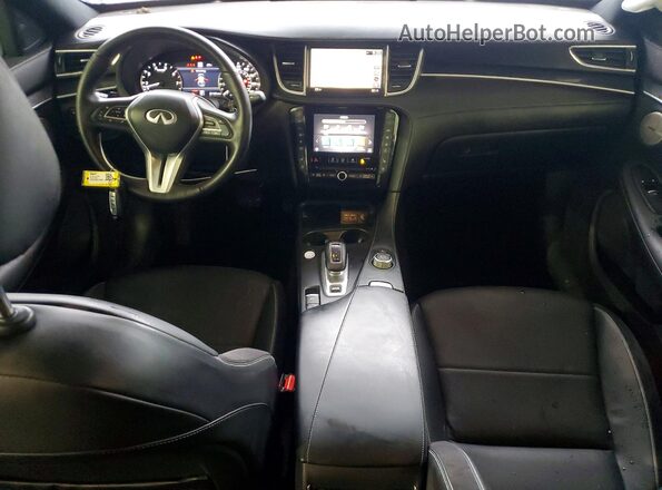 3PCAJ5FB9SF102389 2025 INFINITI QX50 Black Вид панелі приладів