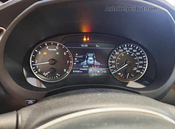 3PCAJ5J36NF107554 2022 INFINITI QX55 White Widok zestawu wskaźników