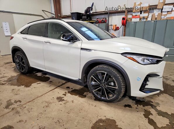 3PCAJ5J36NF107554 2022 INFINITI QX55 White Przód prawy