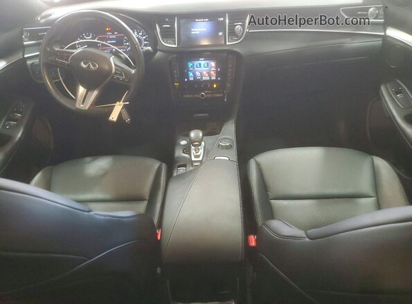 3PCAJ5J38NF111511 2022 INFINITI QX55 Black Vista del salpicadero