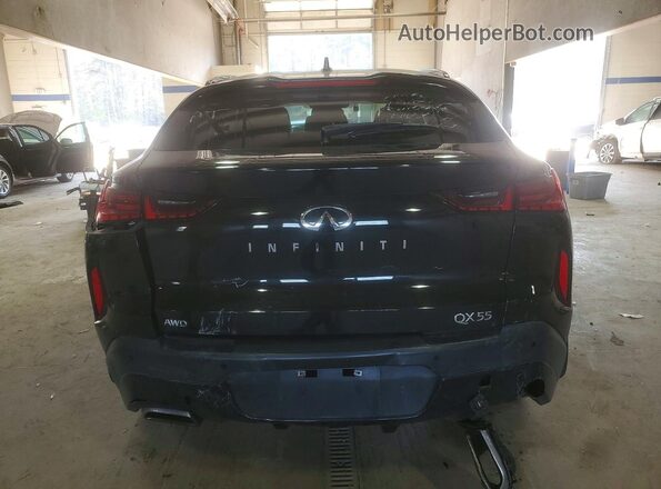 3PCAJ5J38NF111511 2022 INFINITI QX55 Black Vista trasera