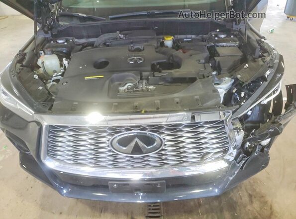 3PCAJ5J38NF111511 2022 INFINITI QX55 Black Vista del compartimento del motor