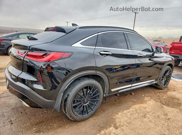 3PCAJ5JR4PF122478 2023 INFINITI QX55 Black უკანა მარჯვენა