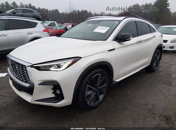 3PCAJ5JRXPF107337 2023 INFINITI QX55 White Передня ліва чверть