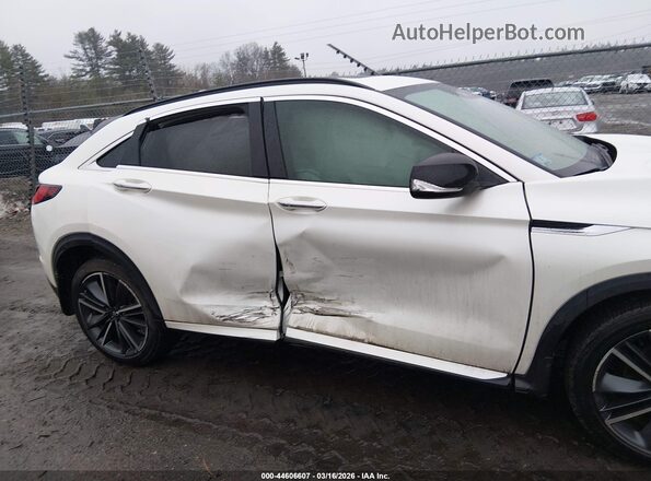 3PCAJ5JRXPF107337 2023 INFINITI QX55 White Вид спереду