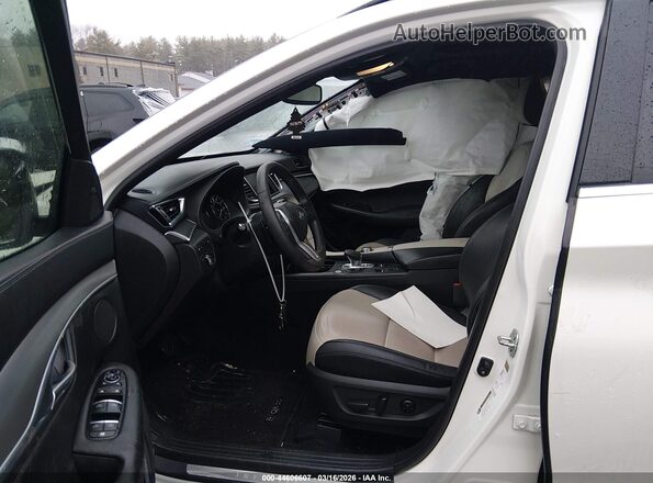 3PCAJ5JRXPF107337 2023 INFINITI QX55 White Вид салону спереду