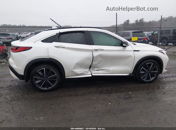 3PCAJ5JRXPF107337 2023 INFINITI QX55 White Вид задньої частини салону