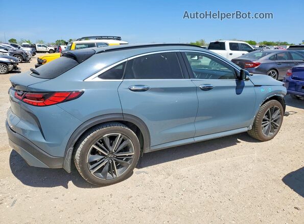 3PCAJ5K34NF103436 2022 INFINITI QX55 Бирюзовый Задняя правая четверть