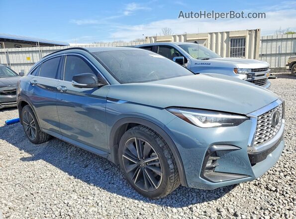 3PCAJ5K37NF110591 2022 INFINITI QX55 Blue Առջևի աջ
