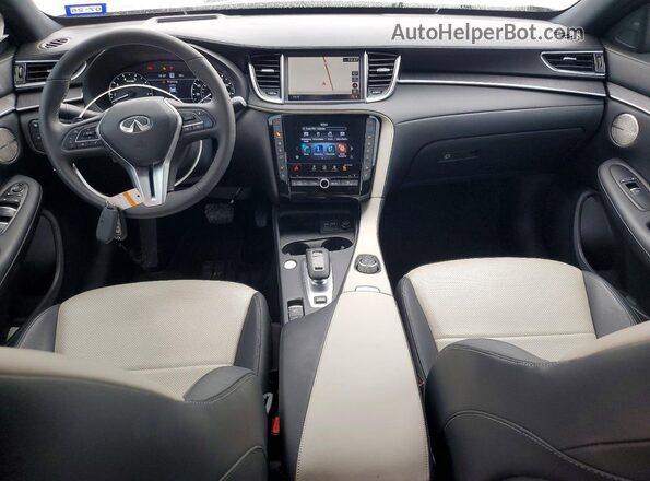 3PCAJ5LR0RF107217 2024 INFINITI QX55 Синий Вид панели приборов