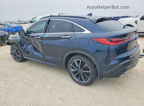 3PCAJ5LR0RF107217 2024 INFINITI QX55 Синий Задняя левая четверть