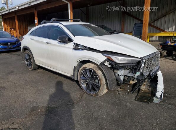 3PCAJ5LR4PF121313 2023 INFINITI QX55 White Передня права чверть
