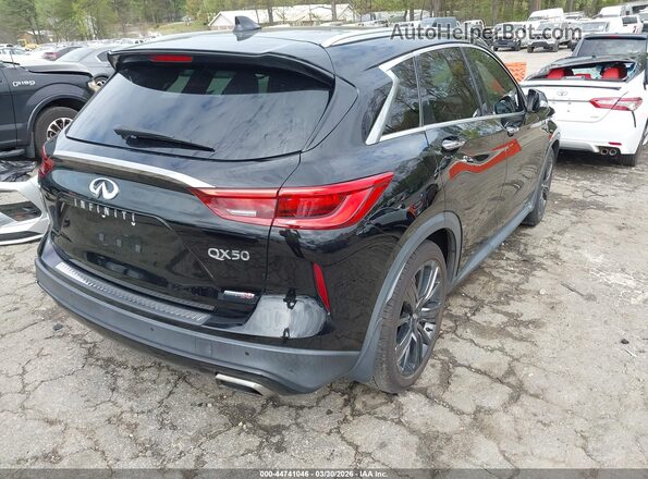 3PCAJ5M16LF107917 2020 INFINITI QX50 Black Հետևի աջ