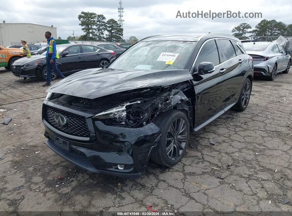 3PCAJ5M16LF107917 2020 INFINITI QX50 Black Դիմացի տեսք