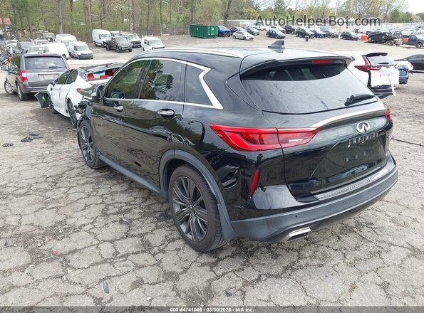 3PCAJ5M16LF107917 2020 INFINITI QX50 Black Հետևի ձախ