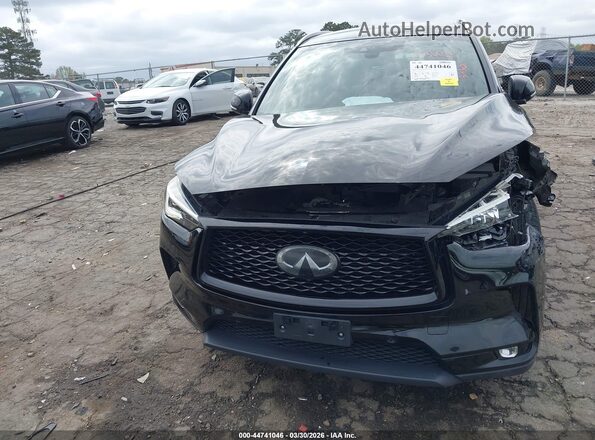 3PCAJ5M16LF107917 2020 INFINITI QX50 Black Սարքավորումների վահանակի տեսք
