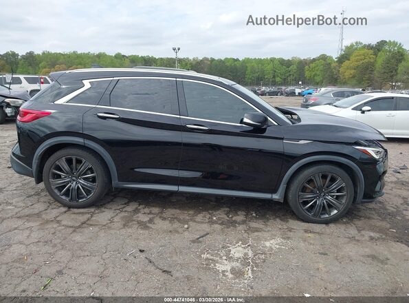 3PCAJ5M16LF107917 2020 INFINITI QX50 Black Սալոնի հետևի տեսք