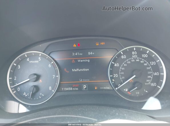 3PCAJ5M1XKF103304 2019 INFINITI QX50 White უკანა სავარძლების ხედი