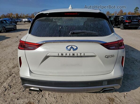 3PCAJ5M30KF104849 2019 INFINITI QX50 White უკანა ხედი