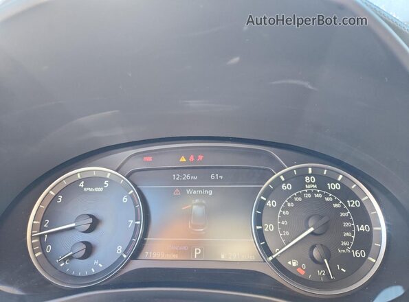 3PCAJ5M31KF125984 2019 INFINITI QX50 Gray Instrument cluster view