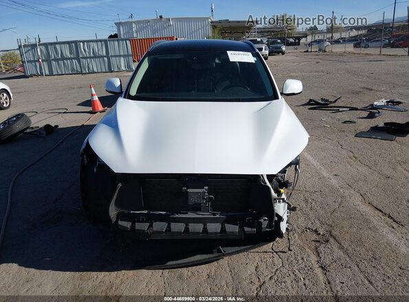 3PCAJ5M32KF132328 2019 INFINITI QX50 White Widok wnętrza z tyłu