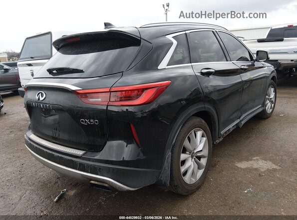 3PCAJ5M34KF119287 2019 INFINITI QX50 Черный Задняя правая четверть