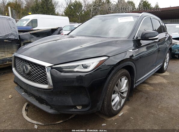 3PCAJ5M34KF119287 2019 INFINITI QX50 Черный Передняя левая четверть