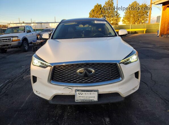 3PCAJ5M34KF124814 2019 INFINITI QX50 White Դիմացի տեսք